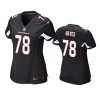 women marquis hayes cardinals game black jersey