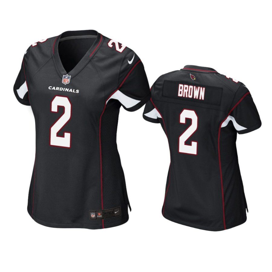 women marquise brown cardinals game black jersey