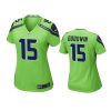 women marquise goodwin seahawks game neon green jersey