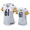 women mason cole steelers game white jersey