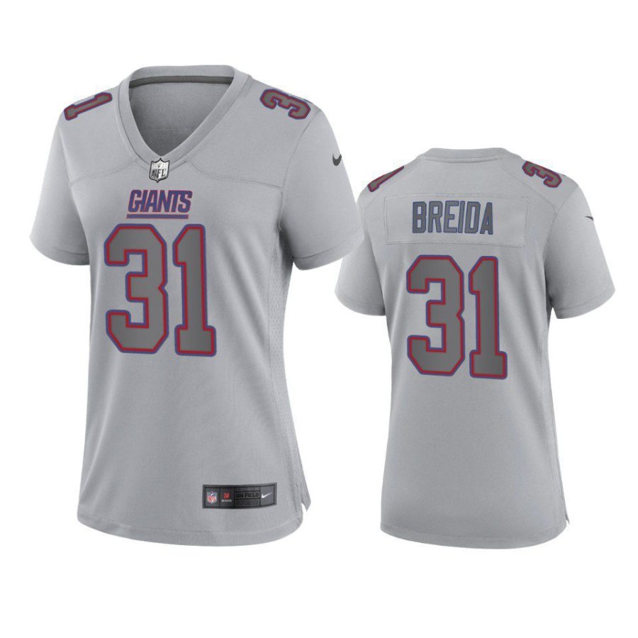 women matt breida giants gray atmosphere fashion game jersey