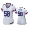 women matt milano bills game white jersey