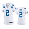 women matt ryan colts game white jersey