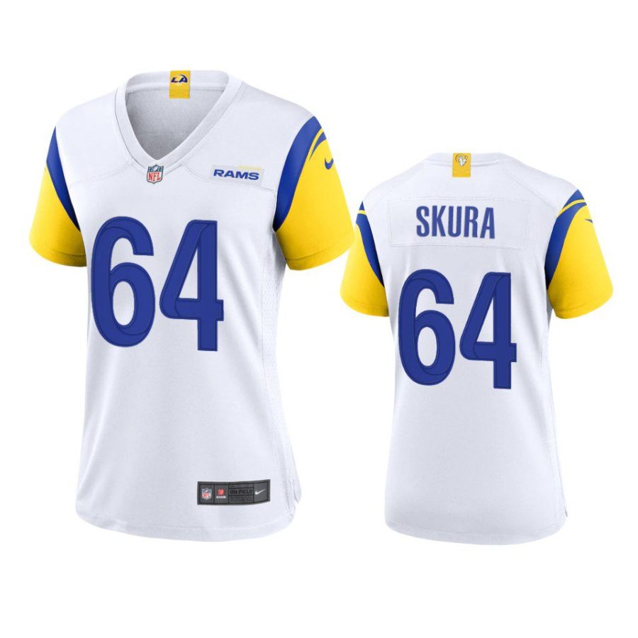 women matt skura rams alternate game white jersey