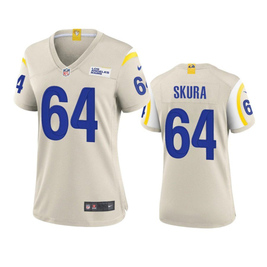 women matt skura rams game bone jersey