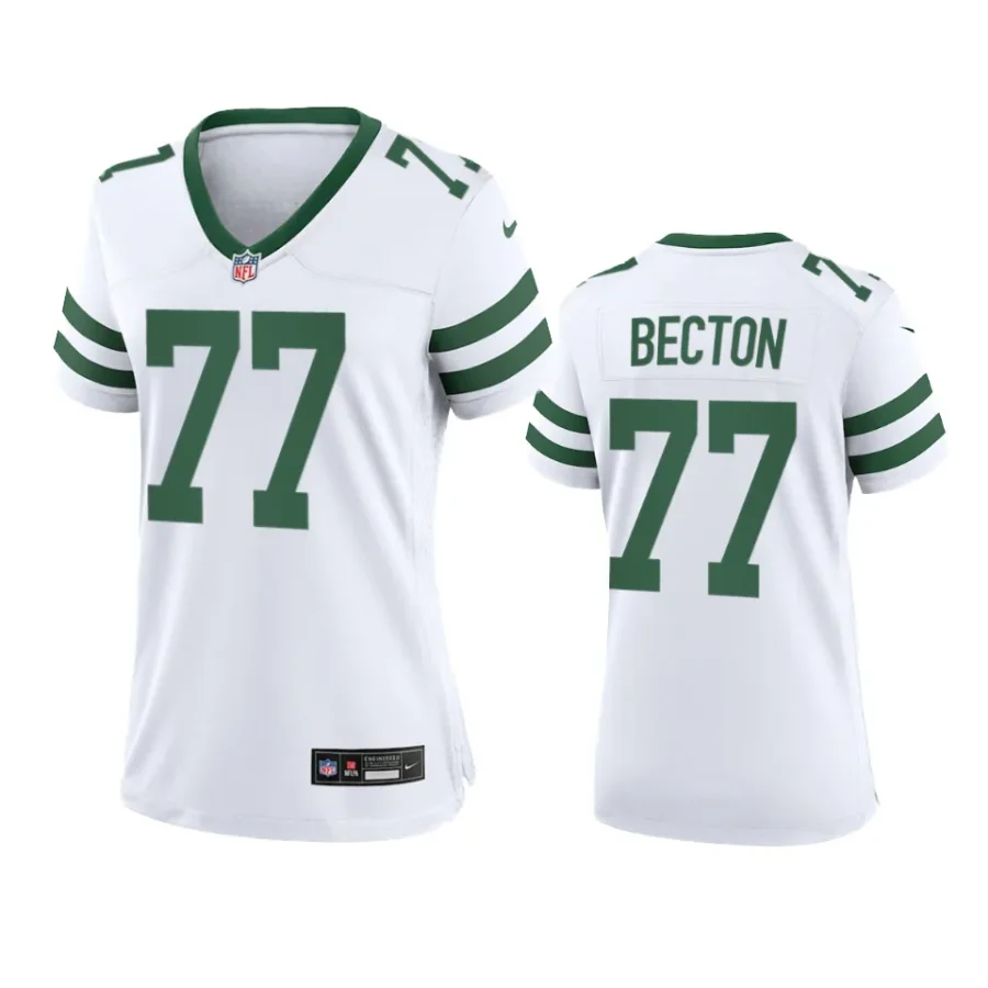 women mekhi becton jets legacy game white jersey