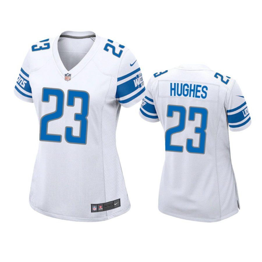 women mike hughes lions game white jersey