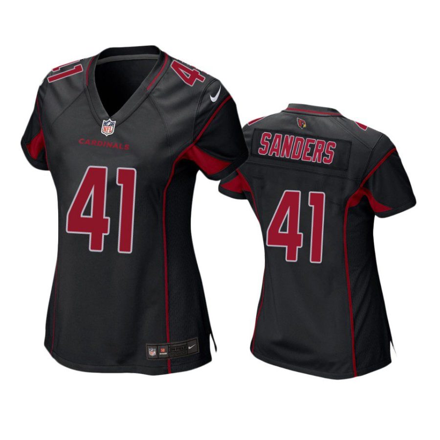 women myjai sanders cardinals alternate game black jersey