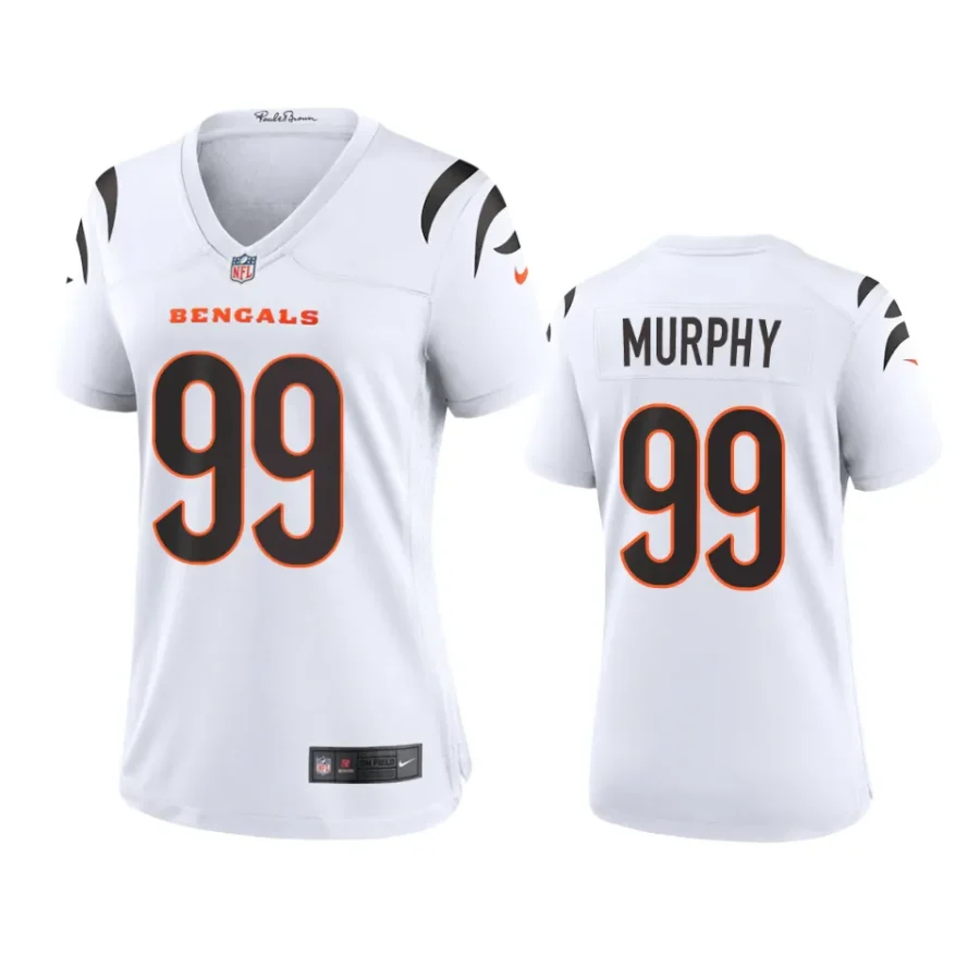 women myles murphy bengals game white jersey