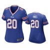 women nyheim hines bills game royal jersey