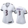 women odell beckham jr. ravens game white jersey