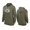 women packers olive 2022 salute to service hoodie