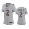 women patrick surtain ii broncos atmosphere fashion game gray jersey