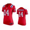 women patriots ty montgomery game red jersey