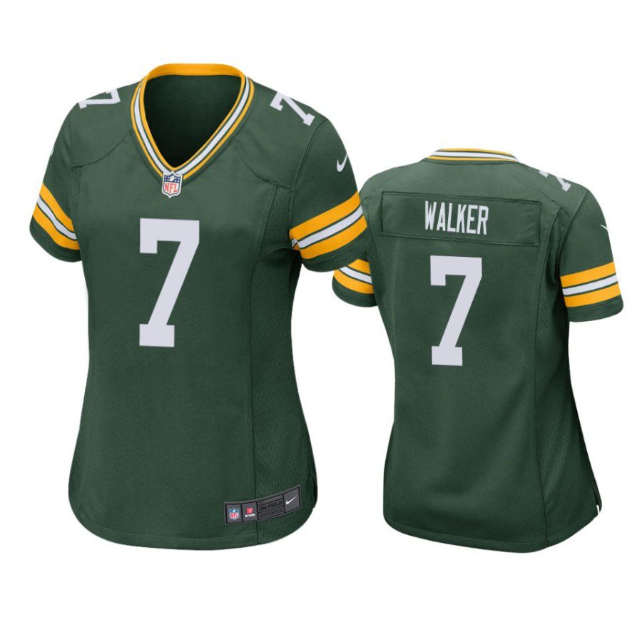 women quay walker packers game green jersey