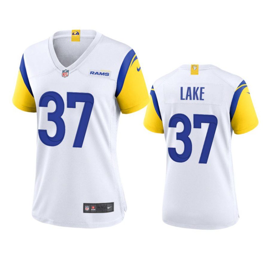 women quentin lake rams alternate game white jersey