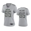 women quinnen williams jets gray atmosphere fashion game jersey