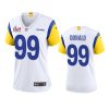 women rams aaron donald white super bowl lvi champions game jersey