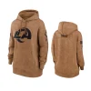 women rams brown 2023 salute to service hoodie