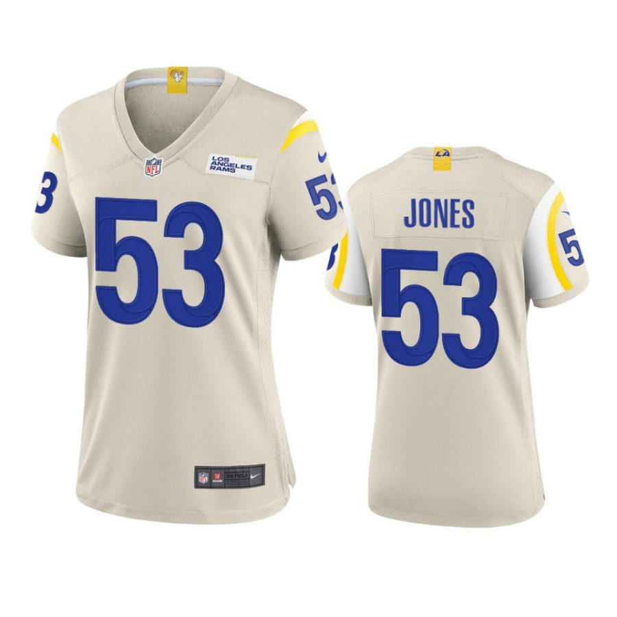 women rams ernest jones game bone jersey