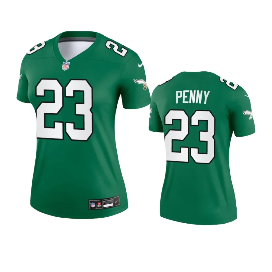 women rashaad penny eagles kelly green alternate legend jersey