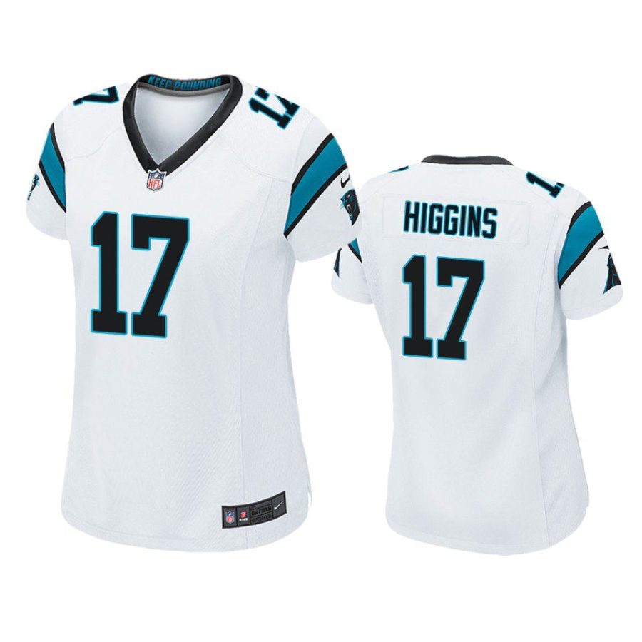 women rashard higgins panthers white game jersey