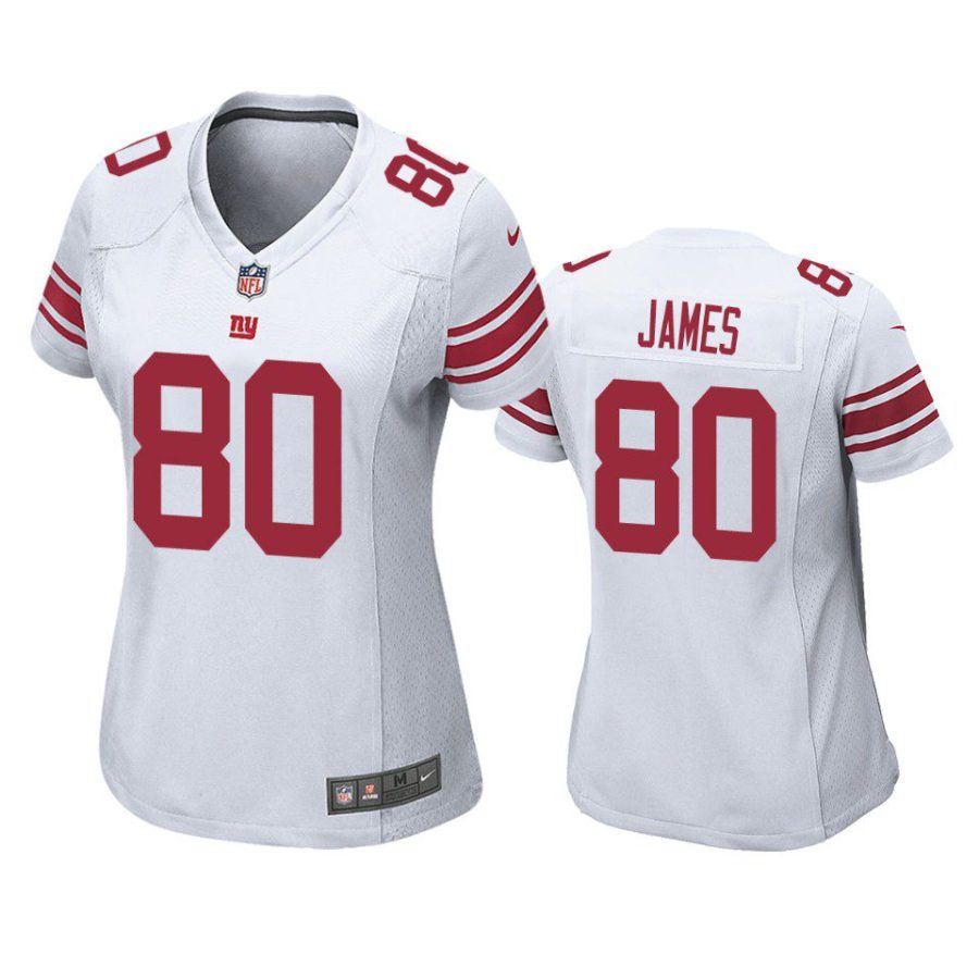 women richie james giants game white jersey