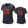 women riley reiff bears throwback game navy jersey