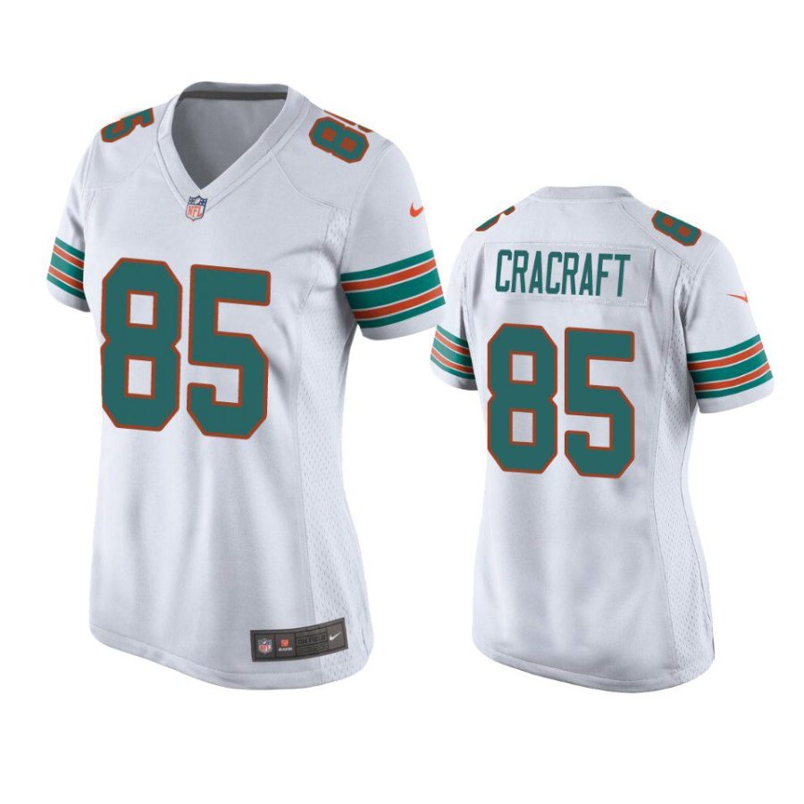 women river cracraft dolphins throwback game white jersey