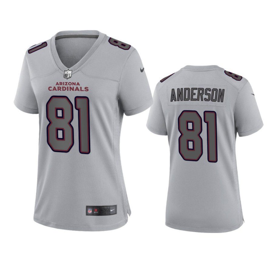 women robbie anderson cardinals atmosphere fashion game gray jersey