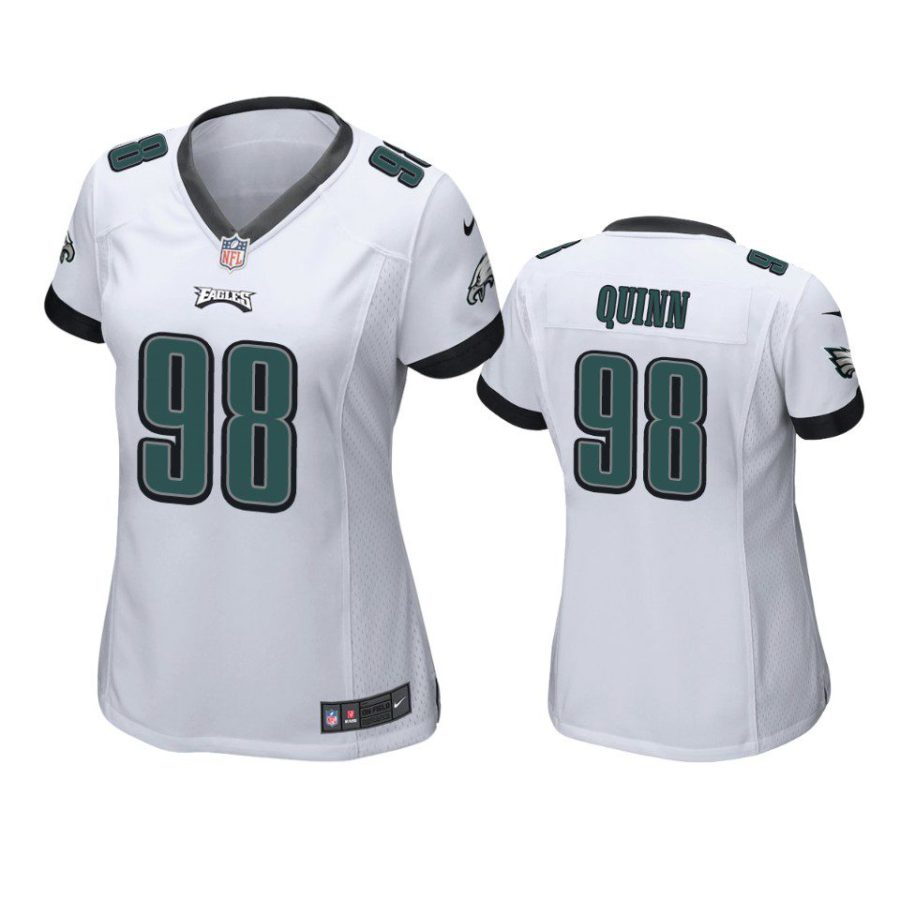 women robert quinn eagles white game jersey