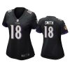 women roquan smith ravens game black jersey