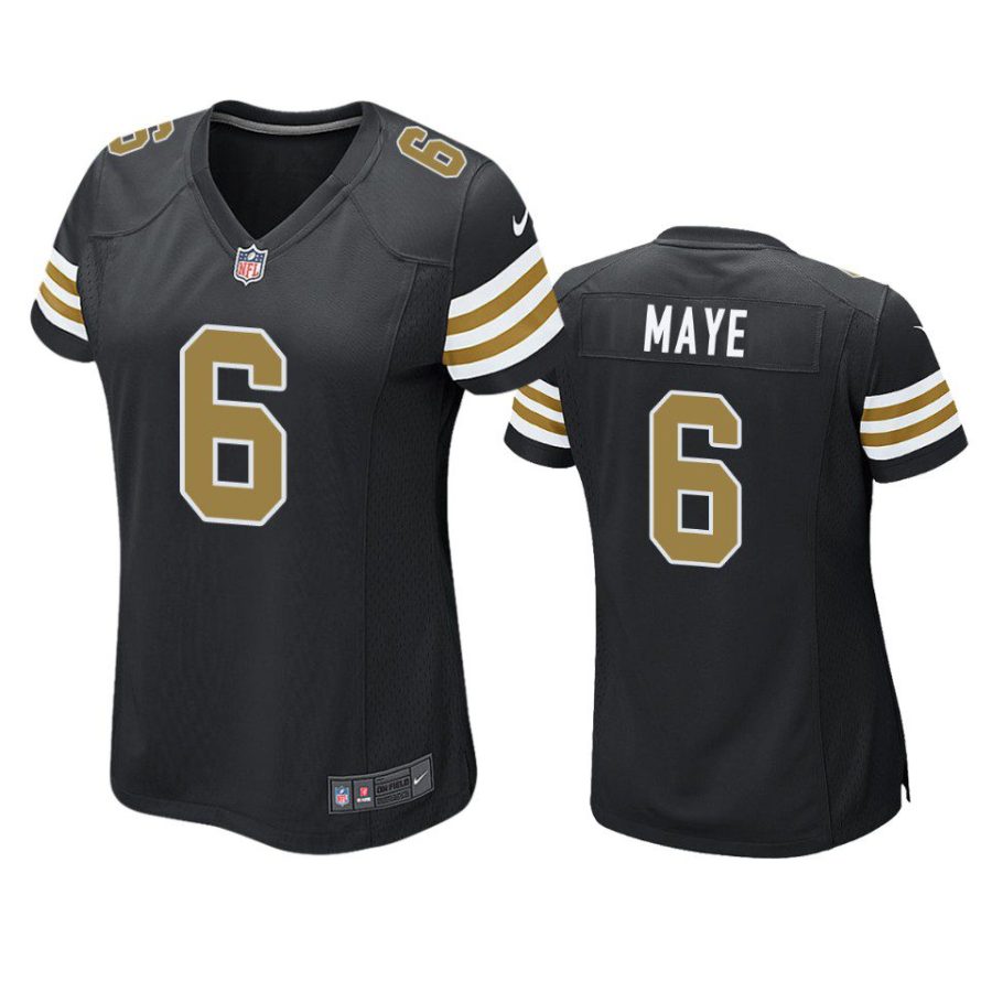 women saints marcus maye alternate game black jersey