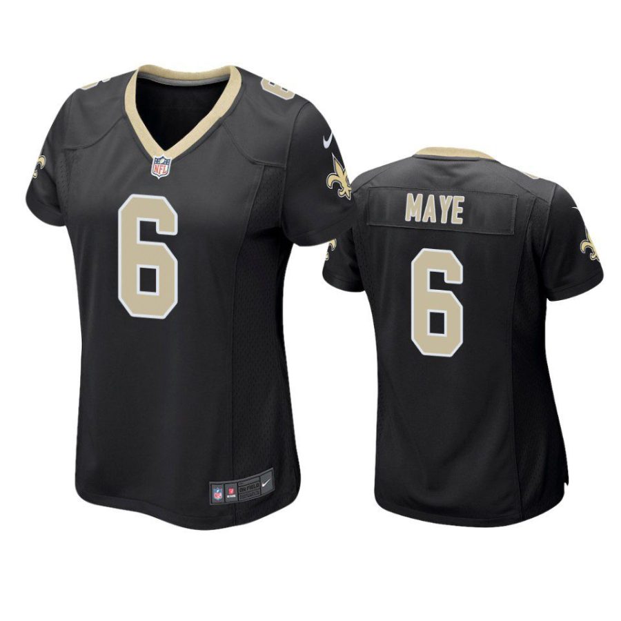 women saints marcus maye game black jersey