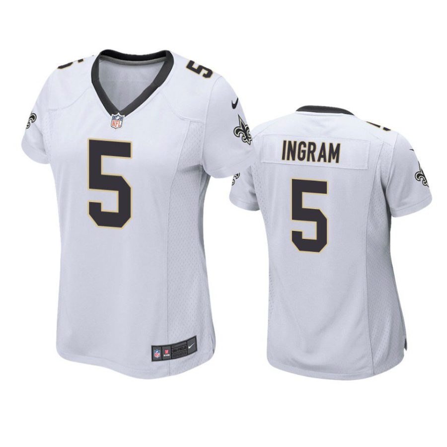 women saints mark ingram game white jersey