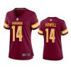 women sam howell commanders game burgundy jersey