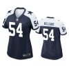 women sam williams cowboys alternate game navy jersey