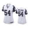 women sam williams cowboys alternate game white jersey