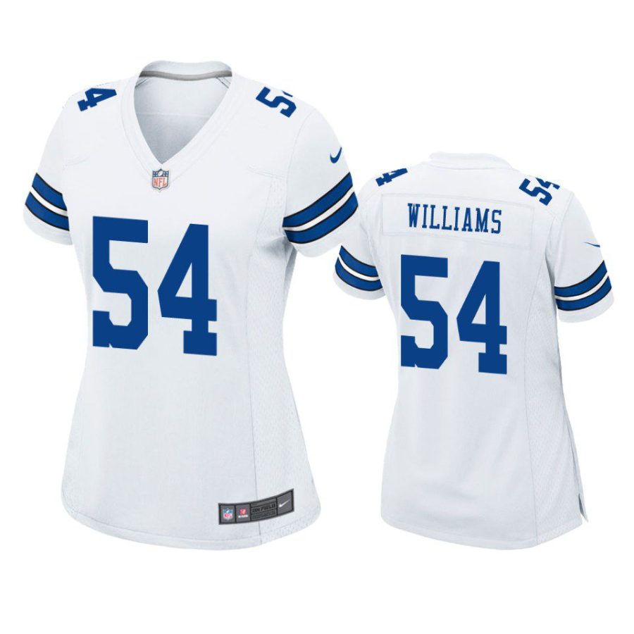 women sam williams cowboys game white jersey