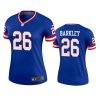 women saquon barkley giants royal classic legend jersey