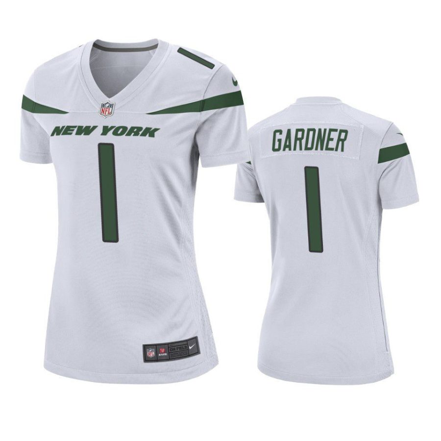 women sauce gardner jets game white jersey