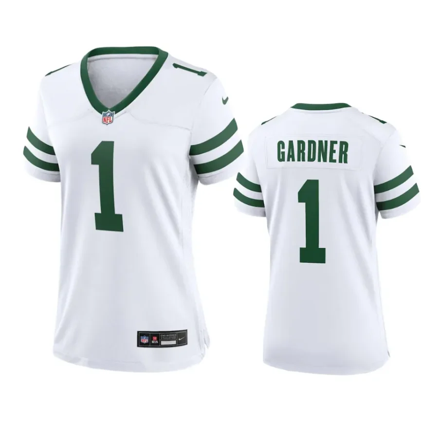 women sauce gardner jets legacy game white jersey