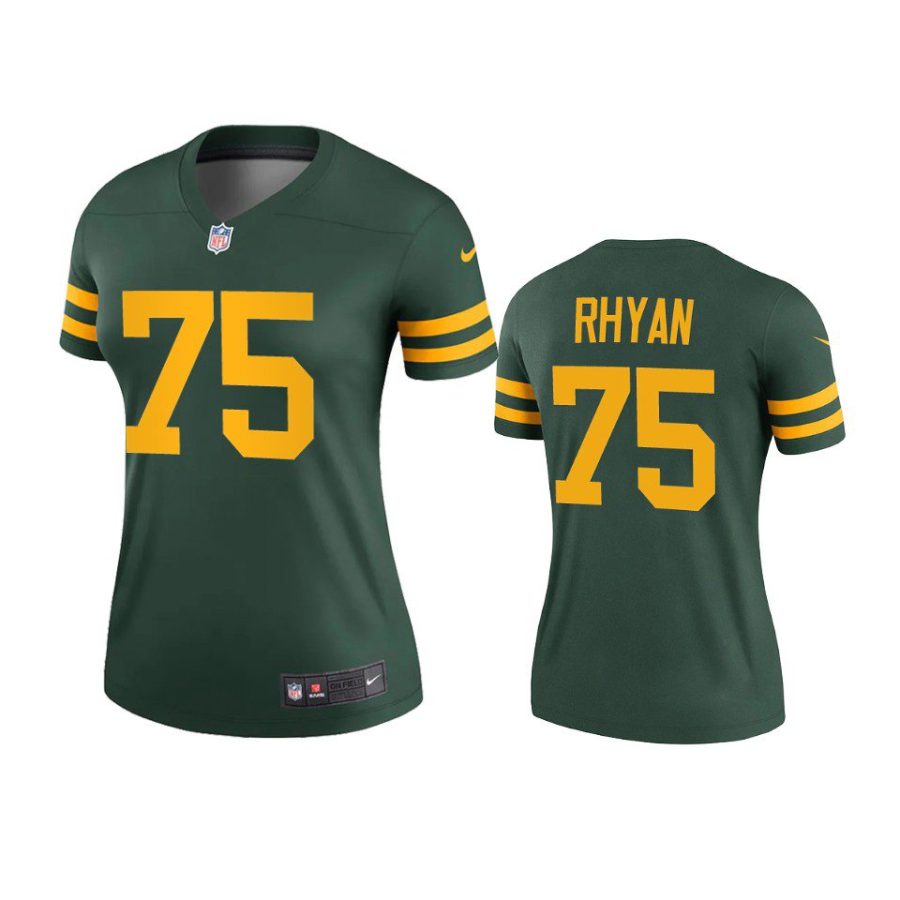 women sean rhyan packers alternate legend green jersey