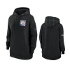 women steelers black 2023 nfl crucial catch club hoodie