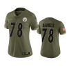 women steelers james daniels olive limited 2022 salute to service jersey