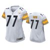 women steelers jesse davis game white jersey