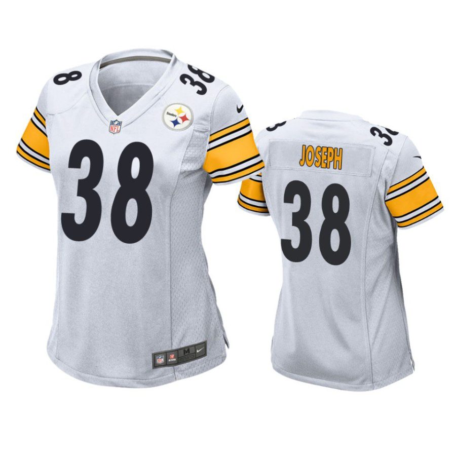 women steelers karl joseph game white jersey