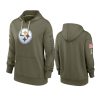 women steelers olive 2022 salute to service hoodie