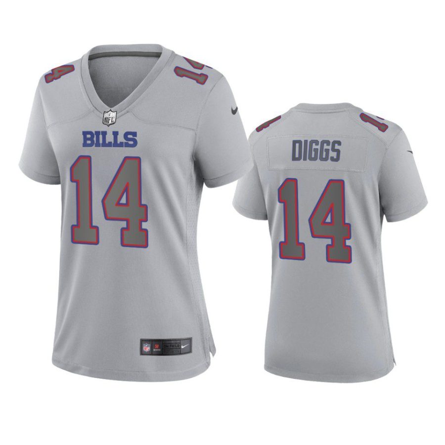 women stefon diggs bills gray atmosphere fashion game jersey