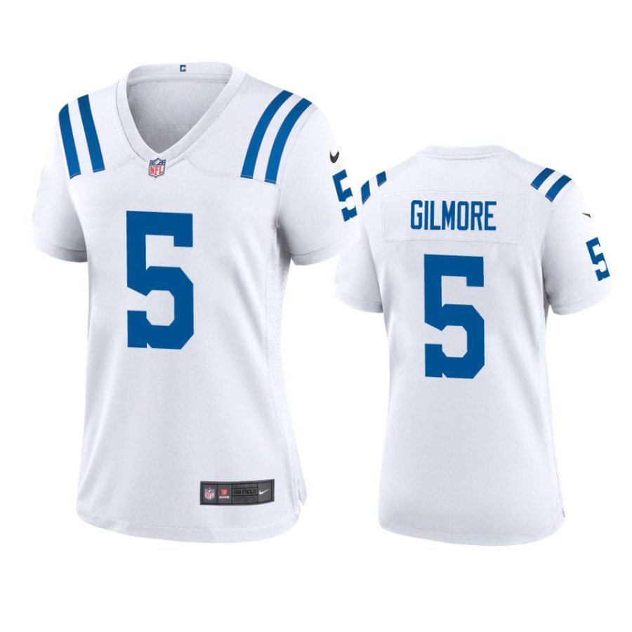 women stephon gilmore colts game white jersey